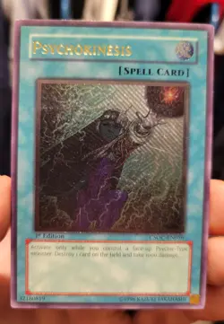 Psychokinesis CSOC-EN056 1st Edition Ultimate Rare LP Yugioh Crossroads of Chaos - Image 4