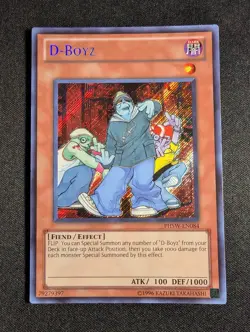 Yugioh - D-Boyz PHSW-EN084 Unlimited Secret Rare NM - Image 1