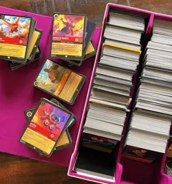 Disney Lorcana Cards Bulk Lot 100 Cards Mixed Cards Random Card Lot TCG Elsa - Image 1