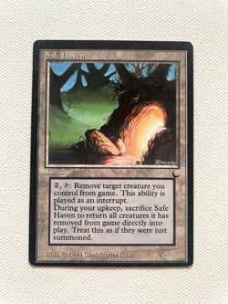 Magic the Gathering MTG - Safe Haven - The Dark - Rare - Image 1