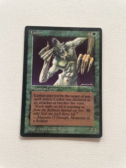 Magic the Gathering MTG - Lurker - The Dark - Rare - Image 1