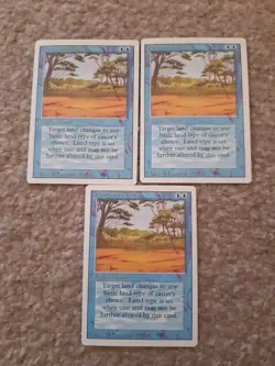 MTG 3 x Phantasmal Terrain - Revised - Image 1