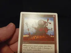 MTG Magic the Gathering Ankh of Mishra 1997 5th Edition LP/MP Vintage Card - Image 2