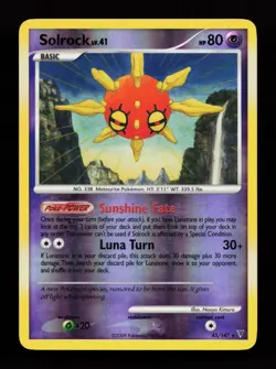 Solrock 45/147 Reverse Holo Rare Supreme Victors Pokemon Card - Image 1