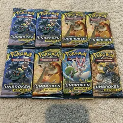 Pokemon Unbroken Bonds 8 Booster Packs **SEALED** - Image 1