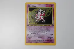 Mr Mime Pokemon Card 1st Edition WOTC Holo 6/64 Jungle Set Rare Vintage 1999 - Image 3
