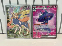 Zacian 100 Mismagius 112 Pokemon Phantasmal Flames IR / Full Art - Image 1
