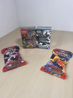Pokemon Lot: Phantasmal + Black Bolt Booster Bundles, 2 Destined sleeved packs - Image 1