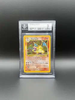 Pokemon Charizard Base Set 2 Holo Rare #4 BGS 9 Mint - Image 1