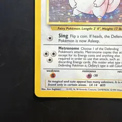 Pokemon Vintage Holo Clefairy 005/102 Base Set Wizards Of The Coast 1999 - Image 5