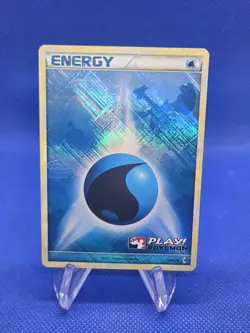 2011 Pokemon HGSS Call of Legends Lugia Water Energy 90/95 Stamped Play! League - Image 1