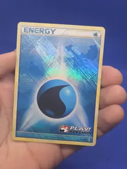 2011 Pokemon HGSS Call of Legends Lugia Water Energy 90/95 Stamped Play! League - Image 2