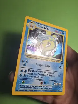 Pokemon Gyarados 7/130 Base Set 2 Holo NM Card - Image 2