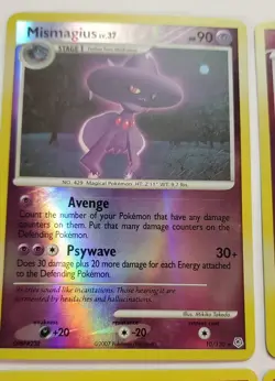 Lot Of 4 Holo Mismagius 10/130 Duskull 80/130 Grimer 88/132 Wobbuffett Pokemon - Image 2