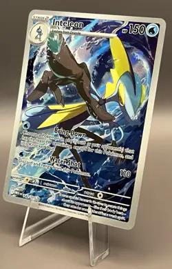 142/132 Inteleon - ME01 Mega Evolution - Illustration Rare NM Pokemon - Image 1