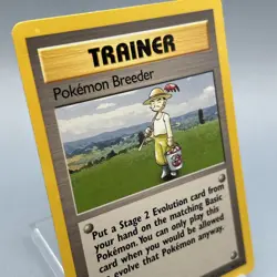 Pokemon Breeder 76/102 - Base Set - Rare - Pokemon TCG - Image 1