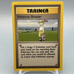 Pokemon Breeder 76/102 - Base Set - Rare - Pokemon TCG - Image 2