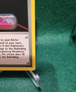 Pokemon PlusPower Trainer Card Base Set 84/102 Uncommon Regular 1999 - Image 3