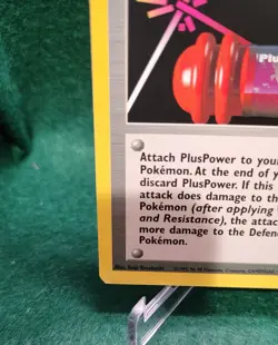 Pokemon PlusPower Trainer Card Base Set 84/102 Uncommon Regular 1999 - Image 4