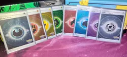 Complete Set Of 8 Holo Energy Cards Japanese Pokemon Go Stamped NM - Image 1