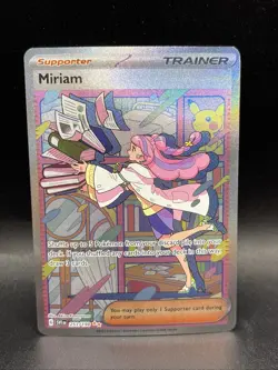 Pokemon Miriam Trainer Special Illustration Rare Full Art Holo SV01 251/198 - Image 1