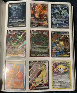 Huge 360 card Pokemon binder collection illustration rares full arts and more! - Image 1