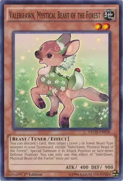 Valerifawn, Mystical Beast of the Forest - NECH-EN038 - Common - Unlimited Editi - Image 1