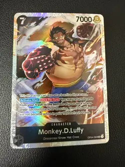 Monkey.D.Luffy OP04-090 - One Piece TCG - SR Near-Mint Super Rare English - Image 1