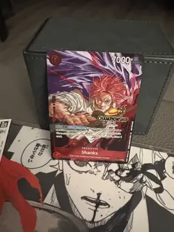 Shanks P-083 Championship Tournament Promo CS One Piece Card English - Image 1