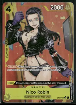 Nico Robin ST29-009 Full Art Alt Starter Deck 29 Egghead One Piece English - Image 1