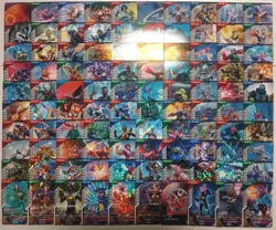 Lot of 100 Japanese Kamen Rider Battle: GANBA LEGENDS Normal & Rare Card Set - Image 1
