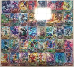 Lot of 40 Japanese Kamen Rider Battle: Ganbarizing Rare Card Set - Image 1