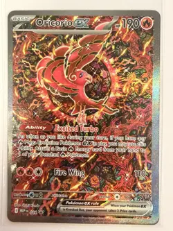 2025 Pokemon Phantasmal Flames Promo Card 024 Oricorio EX from Charizard UPC . - Image 1