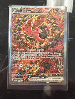 2025 Pokemon Phantasmal Flames Promo Card 024 Oricorio EX from Charizard UPC . - Image 2