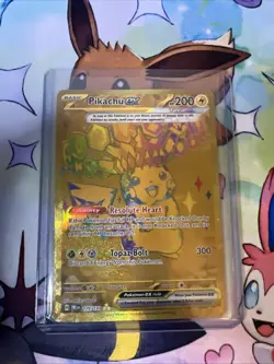 Pokemon TCG Pikachu EX Hyper Rare Card 179/131 Prismatic Evolutions - Image 1