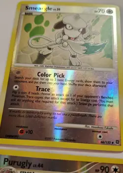 Lot Of 4 Holo Smeargle 66/132 Bronzong 6/123 Purugly 36/130 Pidgeot Pokemon Card - Image 2