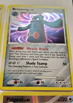 Lot Of 4 Holo Smeargle 66/132 Bronzong 6/123 Purugly 36/130 Pidgeot Pokemon Card - Image 3