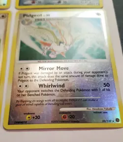 Lot Of 4 Holo Smeargle 66/132 Bronzong 6/123 Purugly 36/130 Pidgeot Pokemon Card - Image 5