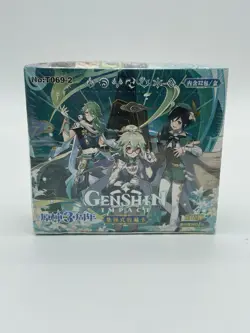 Genshin Impact 32 Pack Booster Box Trading Card Holo CCG TCG Doujin #T069 - New - Image 1