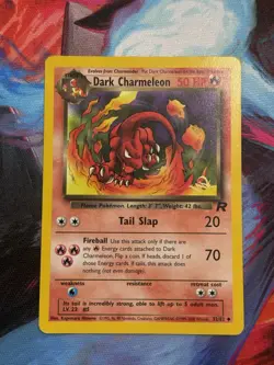 Dark Charmeleon 32/82 W Stamp Kraft Promo Team Rocket Set Pokemon Card - Image 3