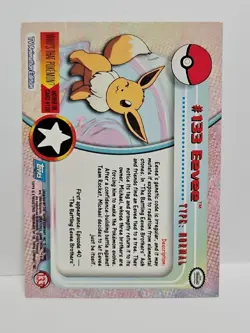 EEVEE #133 Pokemon Card TCG Topps TV Animation - Image 2