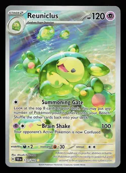 Reuniclus 171/162 Holo Illustration Rare Temporal Forces Pokemon Card - Image 1