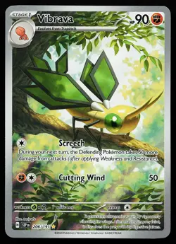 Vibrava 206/191 Holo Illustration Rare Surging Sparks Pokemon Card - Image 1