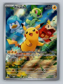 Pokemon SV: Scarlet & Violet Promo Cards #027 Pikachu - Image 1