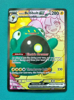 Ionos Bellibolt Ex 172/159 Pokemon card Journey Together Ultra Rare NM - Image 1