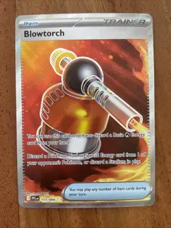 Pokemon TCG Trainer Item Blowtorch 117/094 Phantasmal Flames Ultra Rare NM Card - Image 1