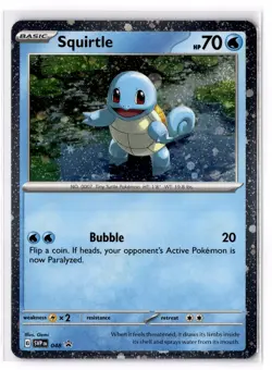 Squirtle - (Cosmos Holo) 048 SV: Scarlet & Violet Promo Cards Holo NM - Image 1