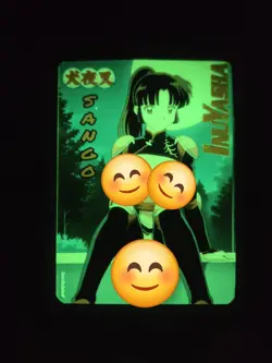 Sango Inuyasha Custom Glow In The Dark Waifu Card Fan Art - Image 2