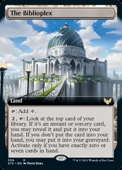 The Biblioplex (Extended) [Strixhaven: School of Mages] Magic MTG - Image 1
