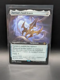 MTG - Tarrian's Soulcleaver - EXTENDED ART - Legendary Artifact - LCI #389 -Rare - Image 1